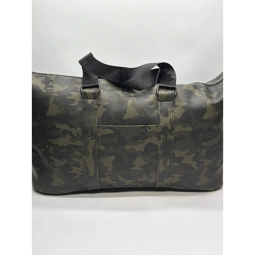 Duchamp London Camo PU Duffle Bag Olive Green 16633 USB Port Laptop Sleeve NEW